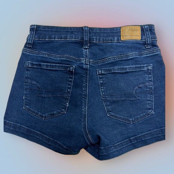 AMERICAN EAGLE Women’s 4 Blue Jean Shorts - Picture 3 of 3